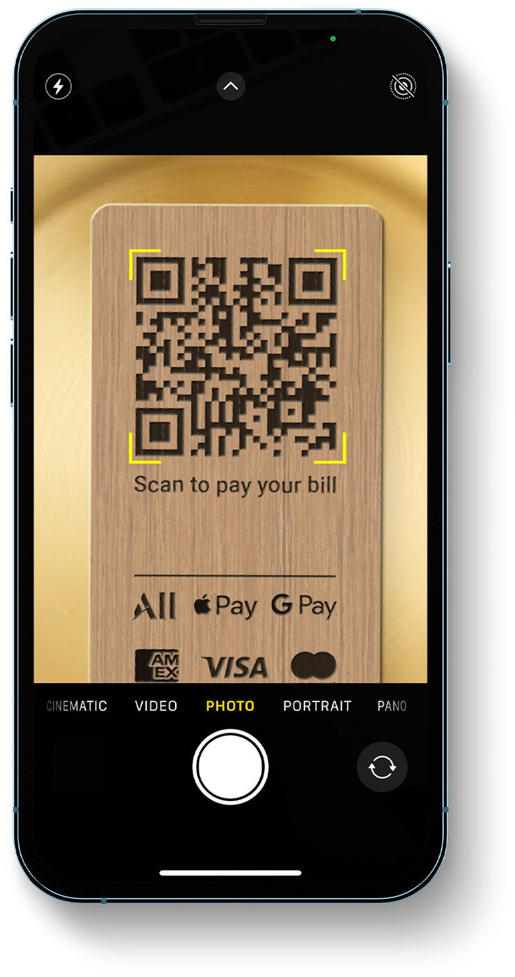 FETCH QR scan-to-order touchpoint with a mobile menu